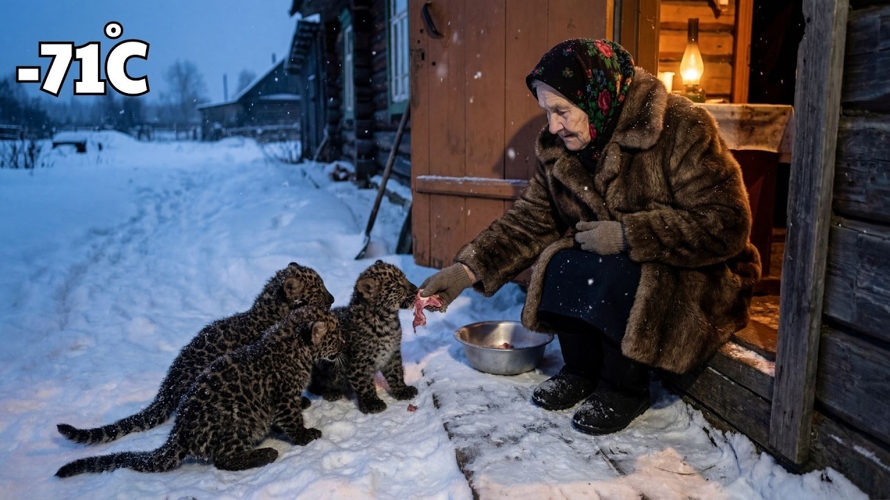 73-Year-Old Widow Survives –71°C While Feeding Starving Black Panthers in Siberia