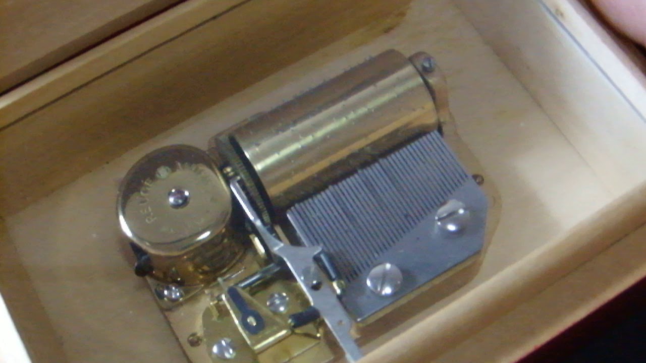 The Magic Flute Glockenspiel by Reuge Music Box 36 note Movement.魔笛より「なんと美しい響き」