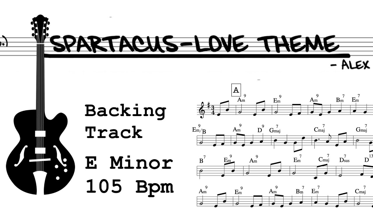 Spartacus Love Theme (Yusef Lateef) Jazz Backing Track