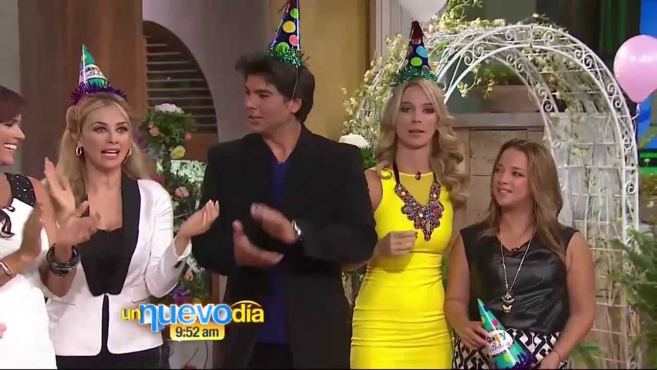 Jorge Luis Pila y Aracely Arámbula en Un Nuevo Día -final-