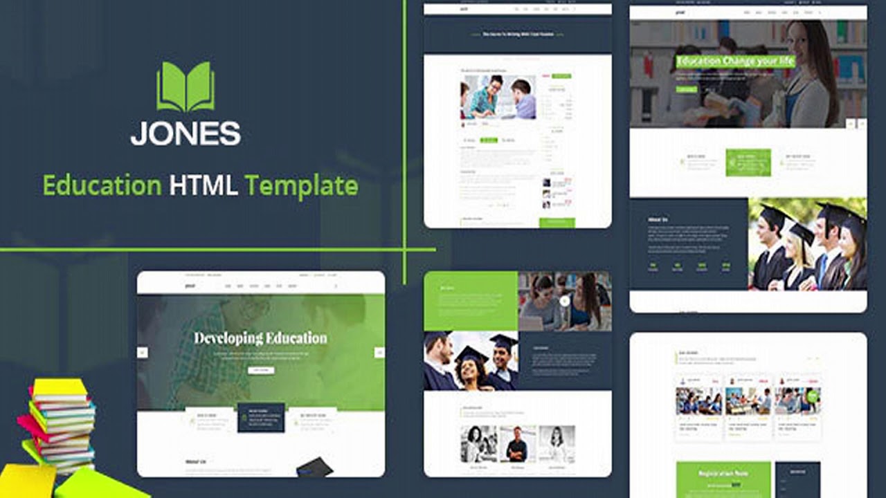 Jones - Education HTML Template | Themeforest Website Templates and Themes
