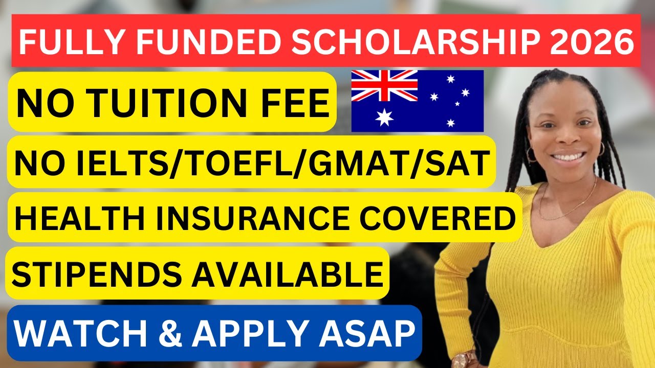 Full Tuition Scholarship In Australia | Travel & Living Allowance | No IELTS/TOEFL