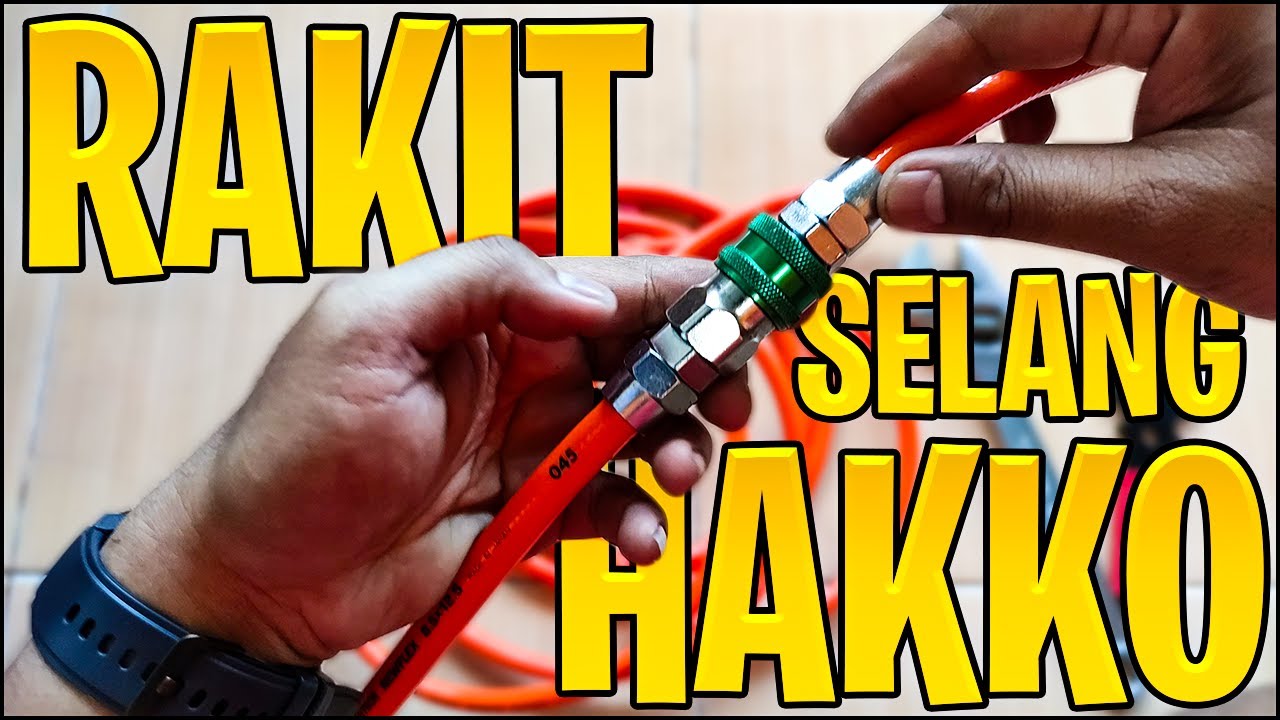 Rakit Selang Hakko dengan Quick Coupler Tekiro