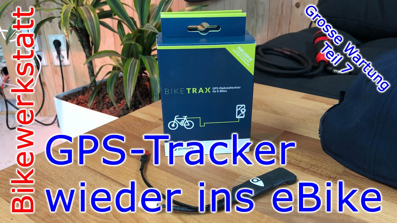 GPS-Tracker wieder ins eMTB einabuen // BikeTRAX
