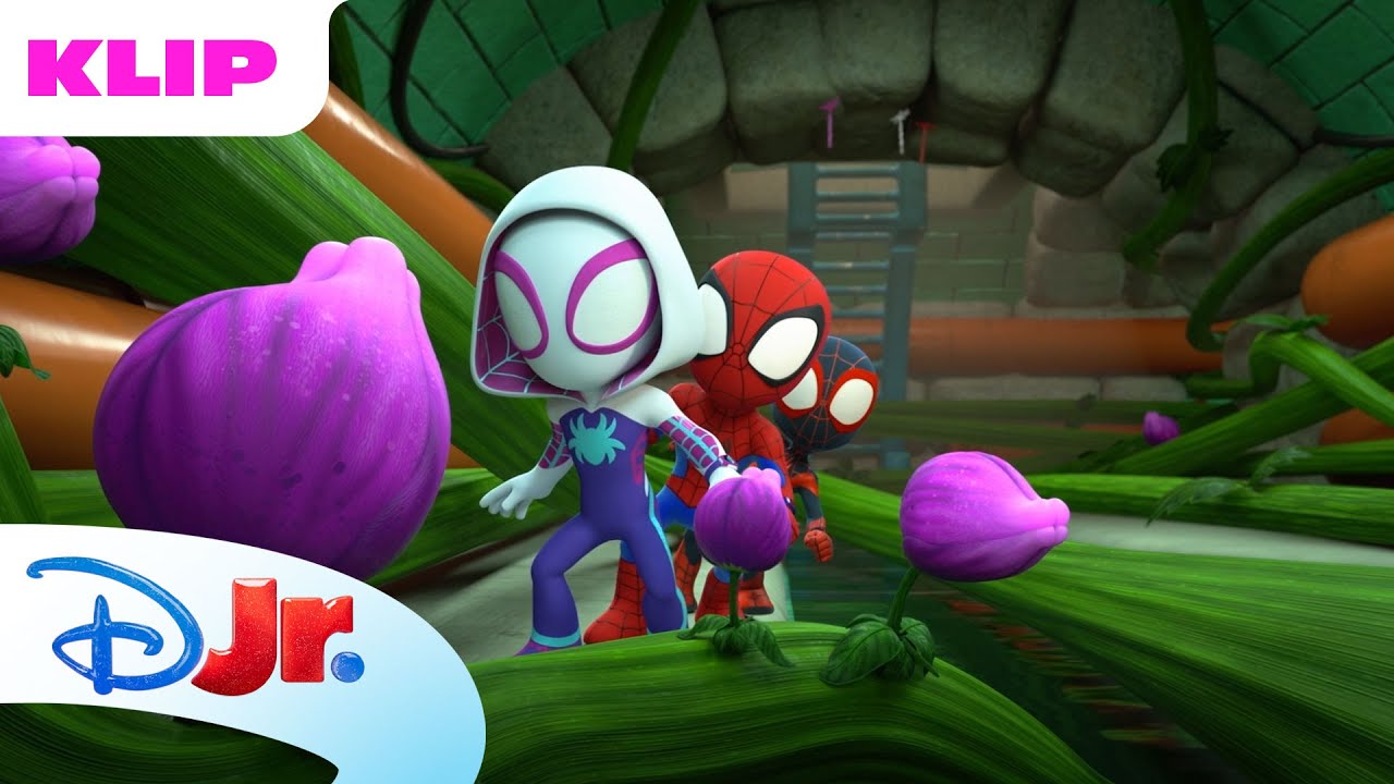 Kæmpe plante | Spidey og hans fantastiske venner | Disney Junior Danmark