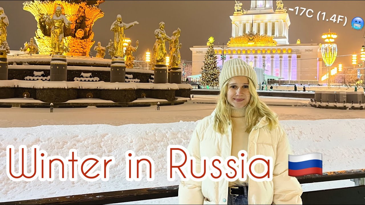 MOSCOW CHRISTMAS VLOG | Life in Russia when it's -17C | My Apartment, Red Square & Biggest Ice Rink