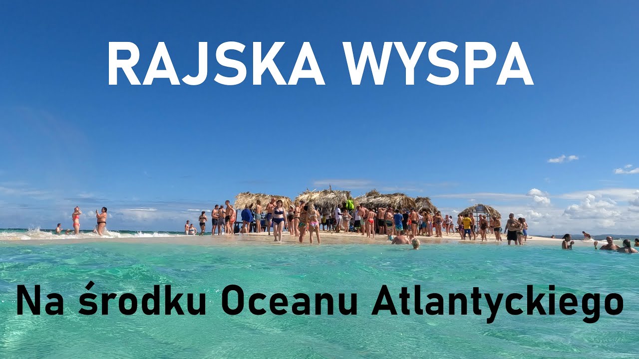 Rajska plaża i rafa koralowa na środku Oceanu - Cayo Arena (Paradise Island VIP, Dominikana)