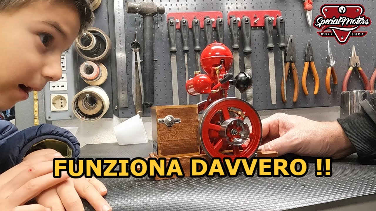 Motore 4 Tempi in Miniatura: Funziona Davvero! - RETROL & OKMO B01 - Hit and Miss