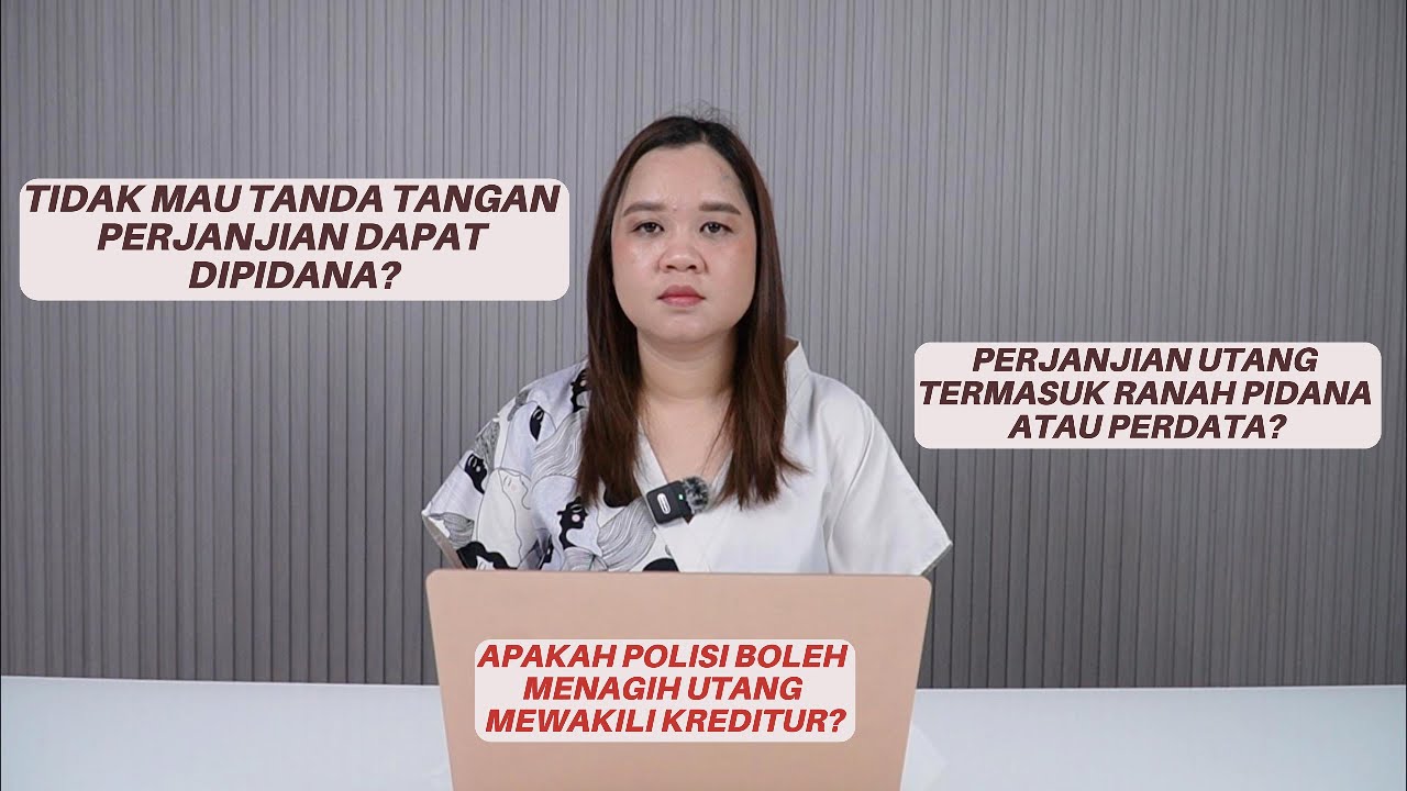 Menolak Menandatangani Perjanjian Utang, Apakah Bisa di Pidana?