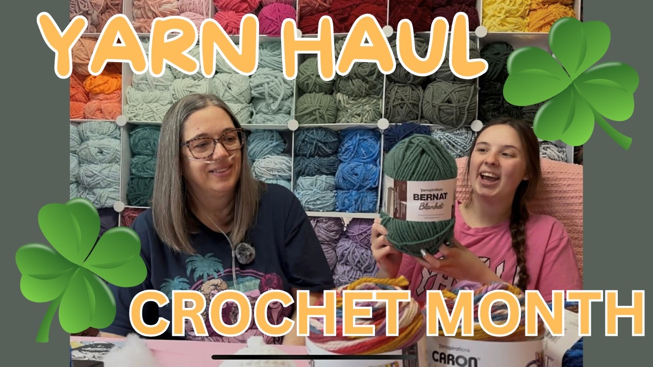 CROCHET MONTH CALLS FOR A YARN HAUL!! | Michael's & Oriental Trading