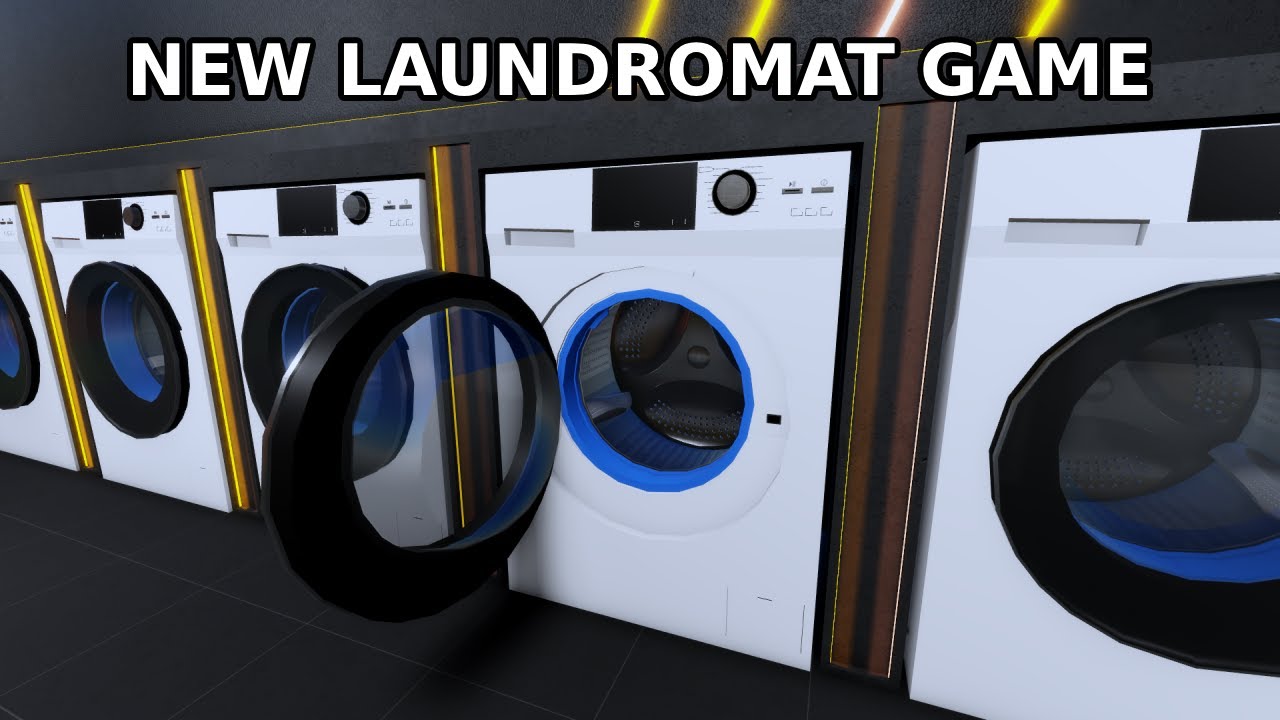 NEW LAUNDROMAT GAME on ROBLOX! (it's very cool)