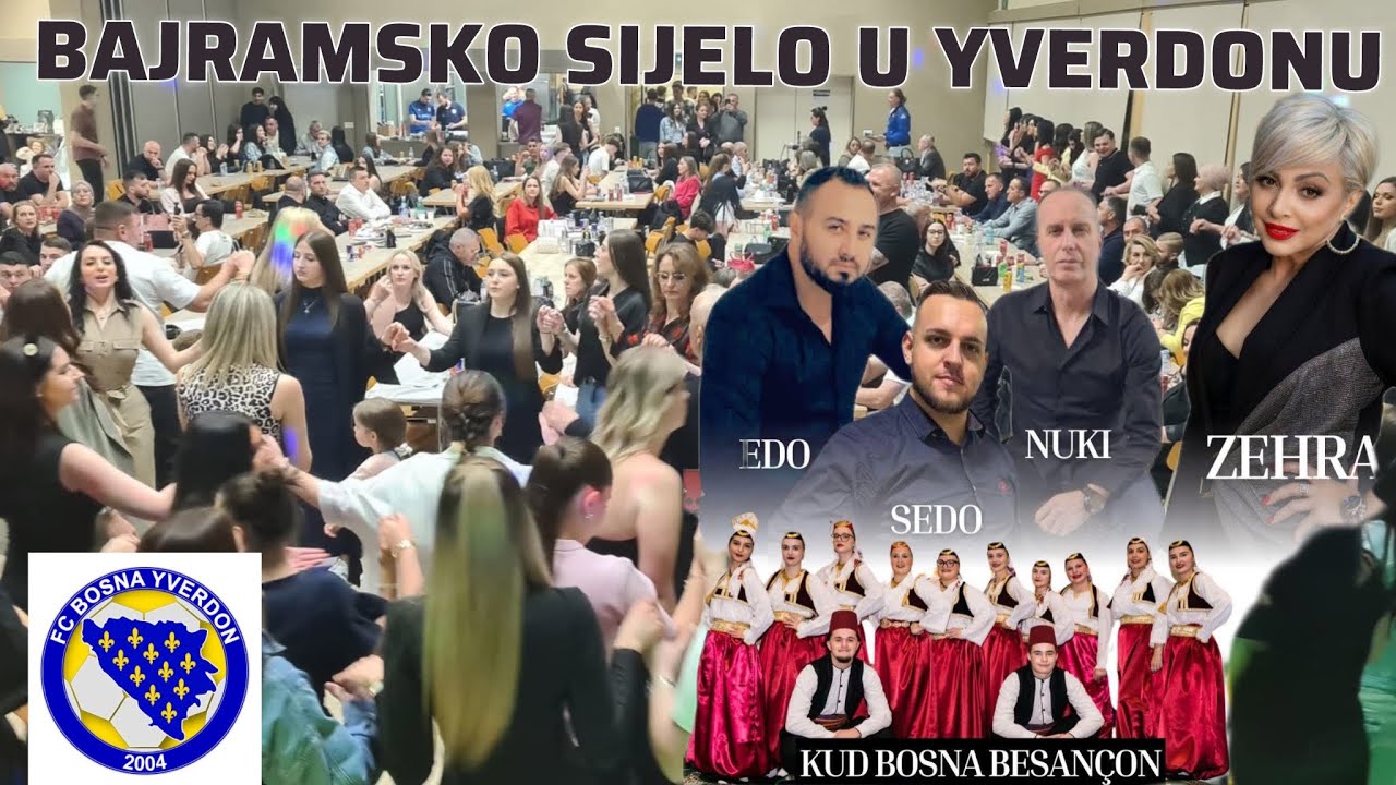 FC BOSNA YVERDON-Bajramsko sijelo u Švici, nezapamćenu atmosferu napravili Zehra, Nuki, Edo i Sedin