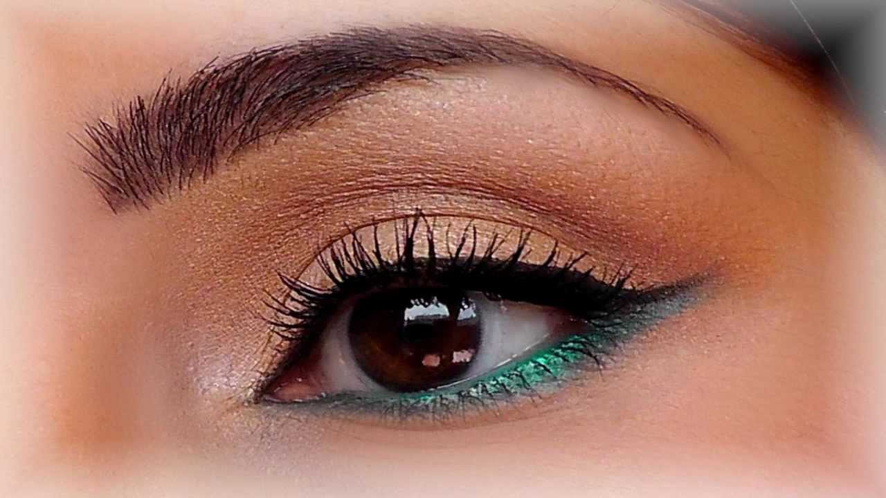 TUTORIEL : Maquillage Or & Turquoise  (MAC)