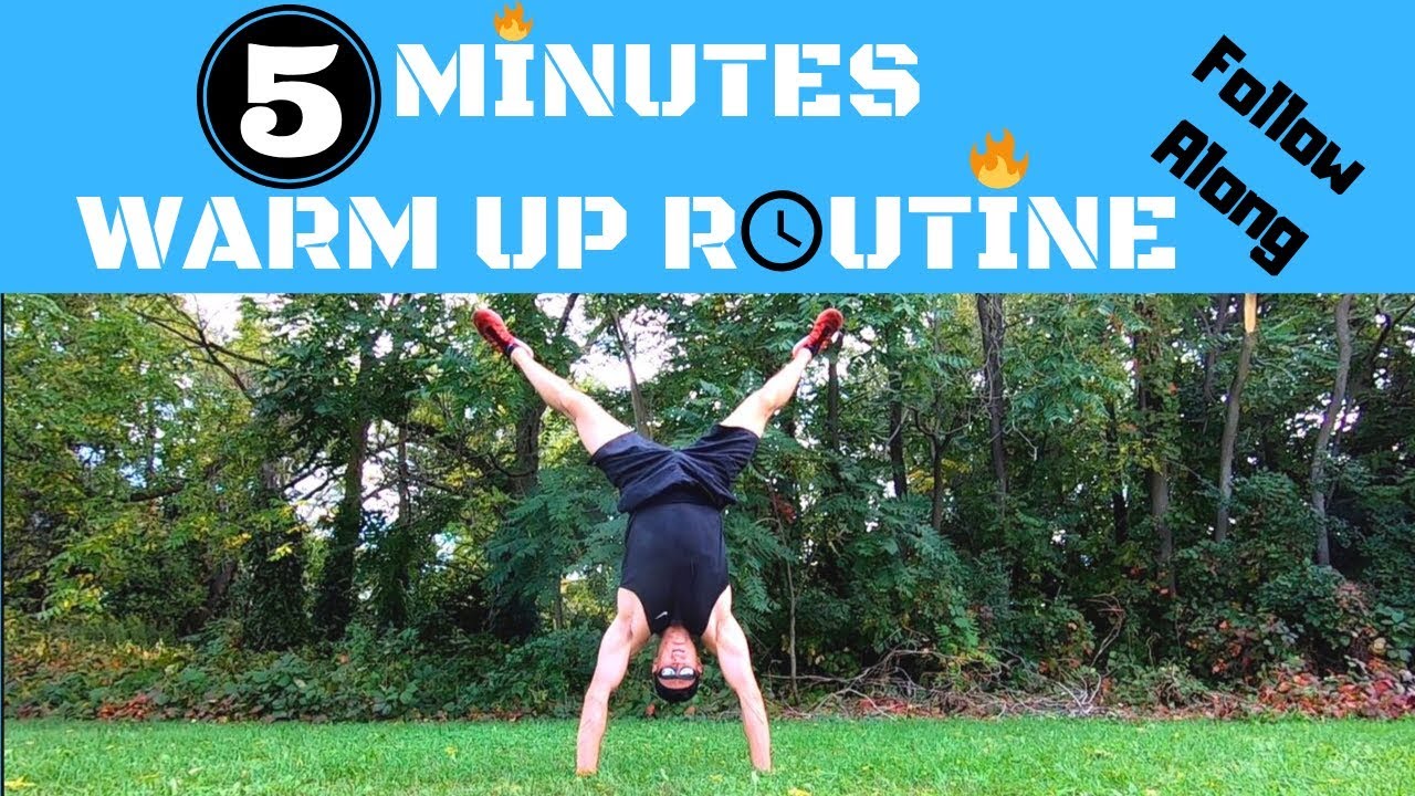 5 Minutes Simple & Easy Outdoor *WARM UP* Routine - Follow Along