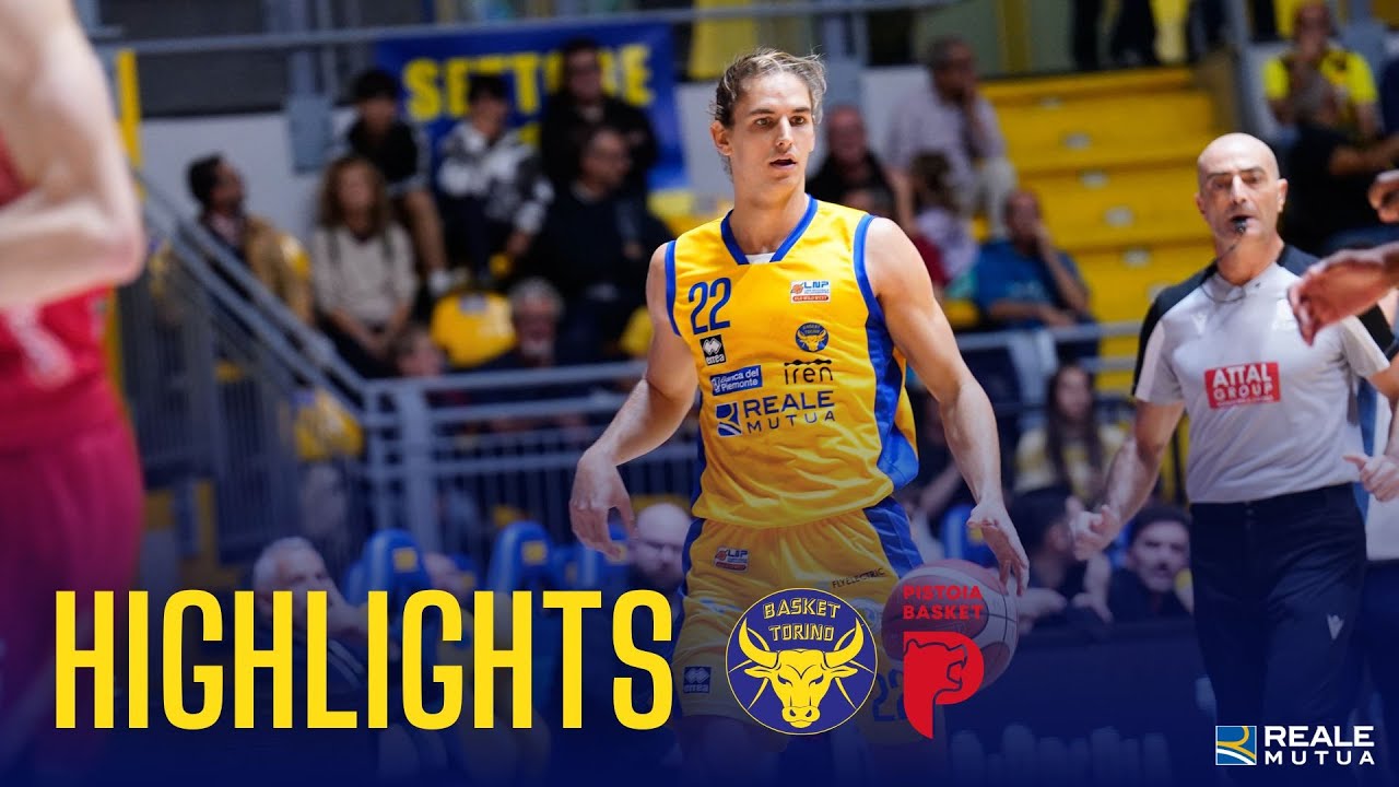 Highlights: Reale Mutua Torino - Estra Pistoia 87-91 | Regular Season 2025/26 | 3^ Giornata