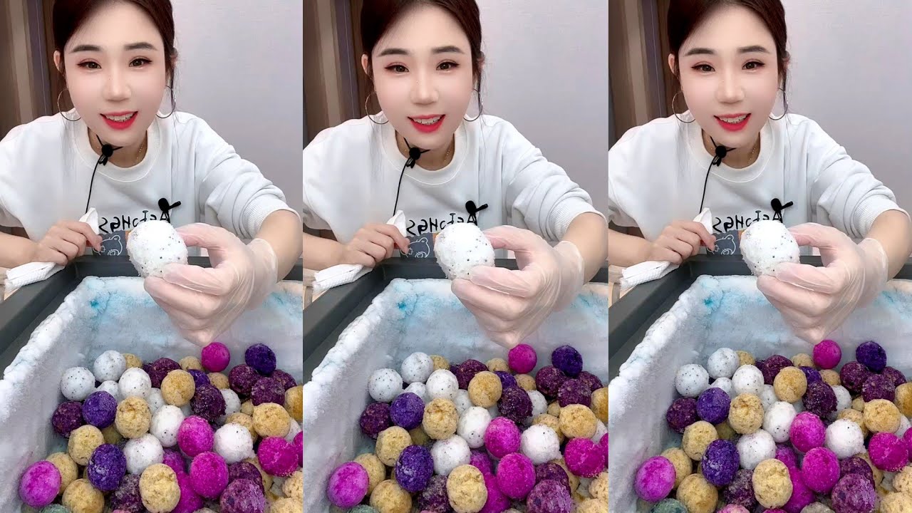 ASMR ICE EATING 