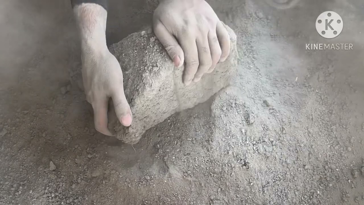 ASMR|| floor crumbing #satisfying #asmrcommunity #sandcement