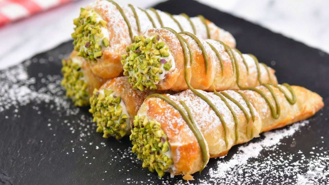 How to Make Perfect Pistachio Cream Horns (Easy Recipe!)