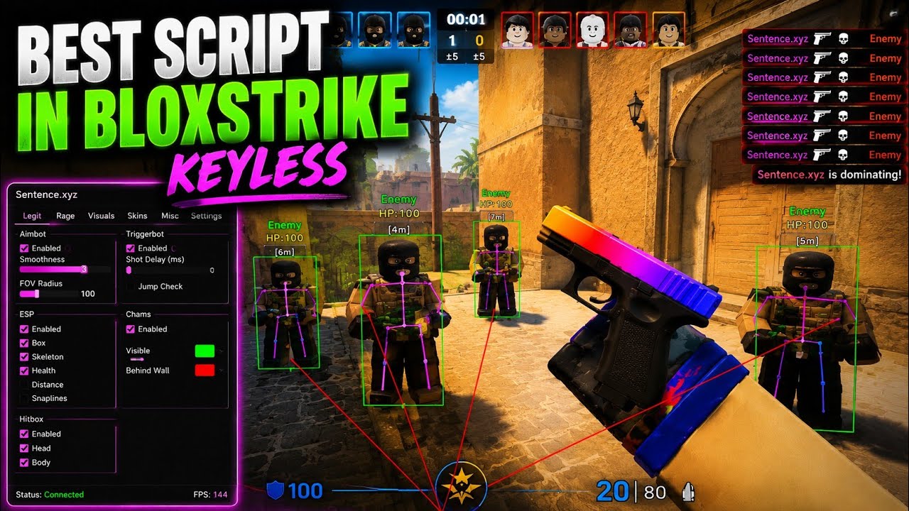 [🔥 OP] BEST BloxStrike Script! INSANE AIMBOT | ESP | WALLBANG | MORE! (PC/MOBILE)