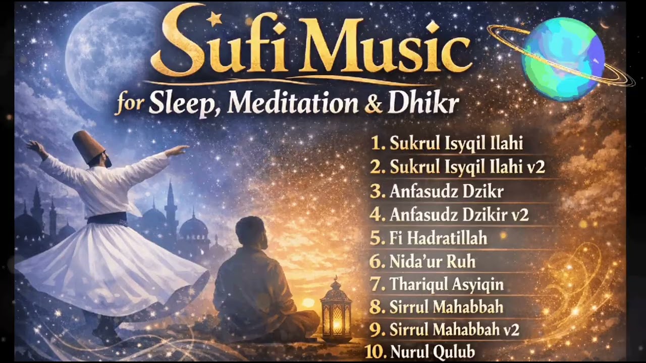 Sufi Music for Sleep & Meditation | Deep Spiritual Peace💚