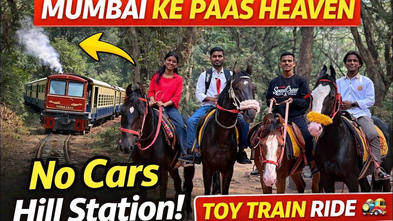 Matheran Hill Station Full Tour | Toy Train 🚂 View Points 🌄 Budget Travel Guide