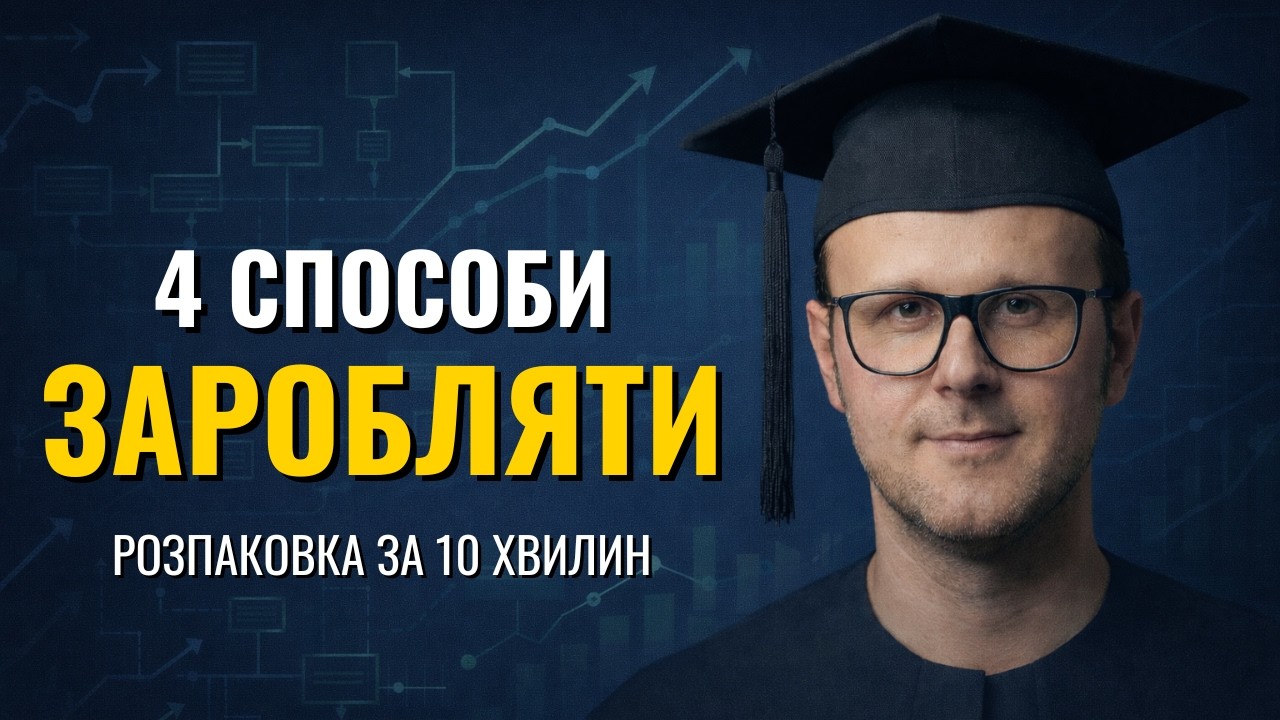 4 способи заробляти гроші | PRO Економіку за 10 хв