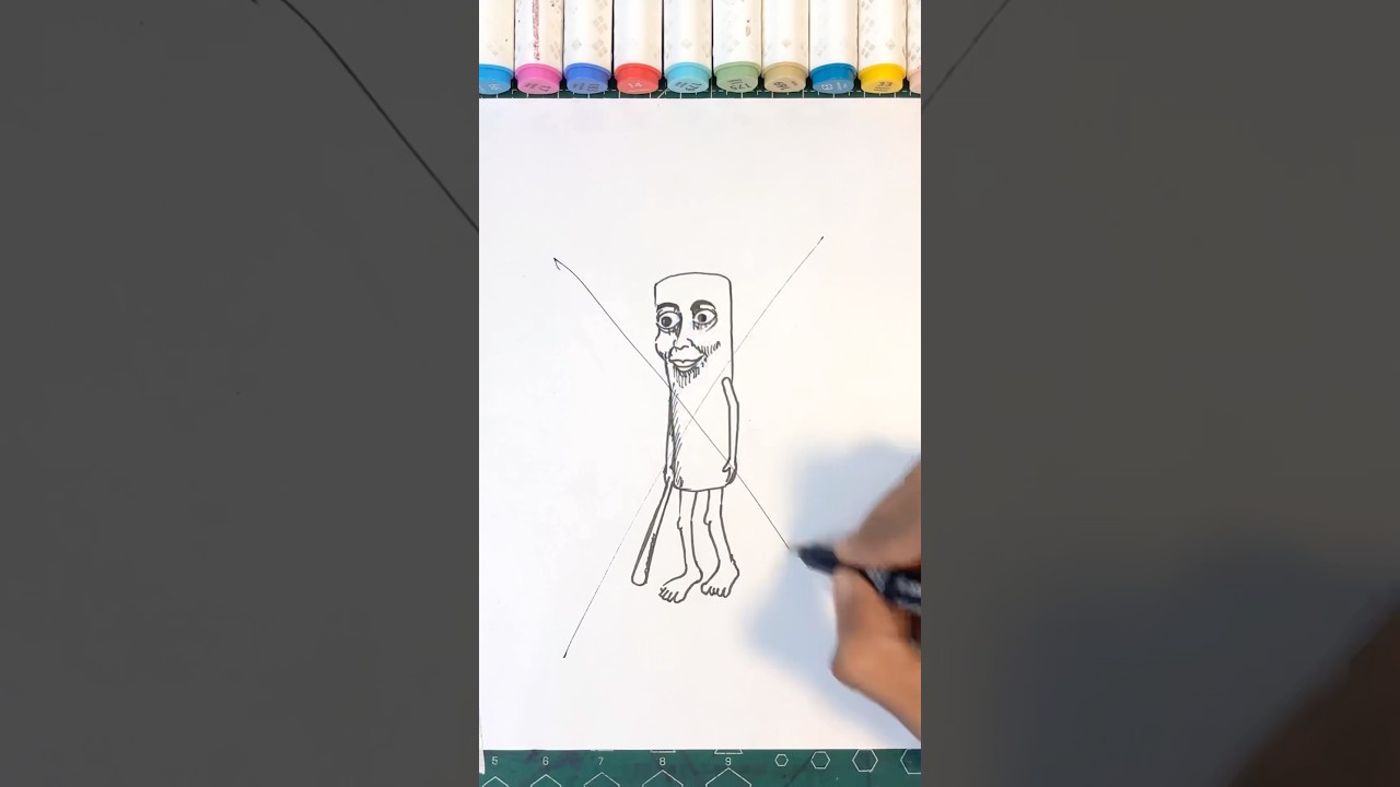 Drawing Tung Tung Tung Sahur #shorts #sahur #brainrot #memes #drawing