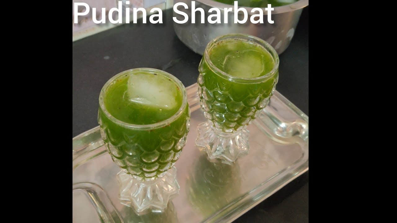 पुदिना शरबत | लिंबू पुदिना शरबत | fresh mint and Juice 