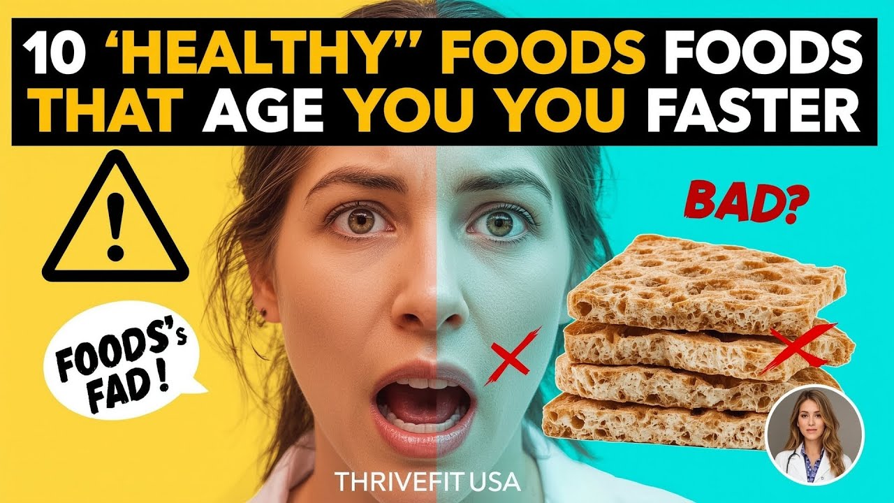 Top Doctor Reveals 10 &lsquo;Healthy&rsquo; Foods That Age You FASTER ⚠️  ThriveFitUSA + Dr  Mindy Pelz