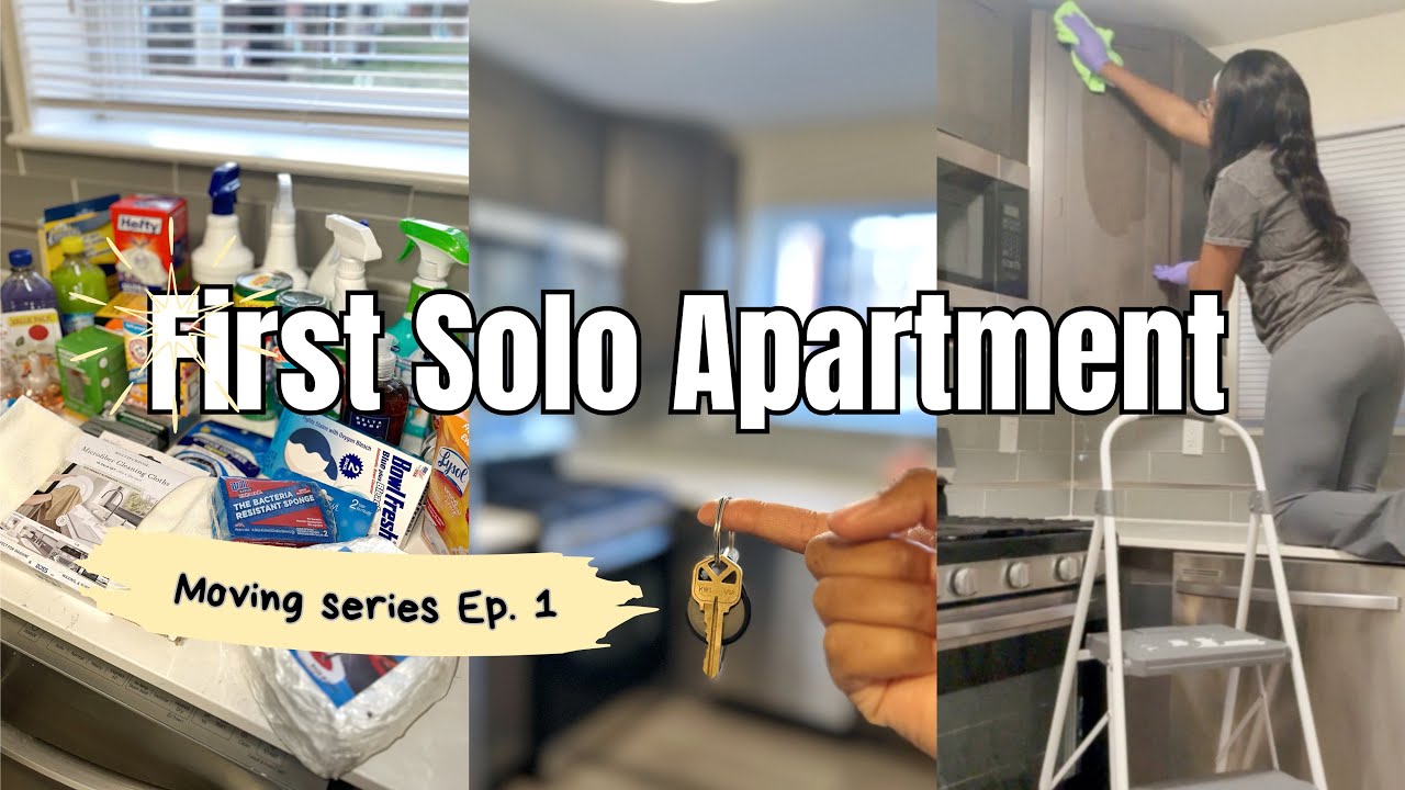 MOVING DAY EP.1 | FIRST SOLO APARTMENT !! | Apartment Tour, Cleaning, Holiday Stress