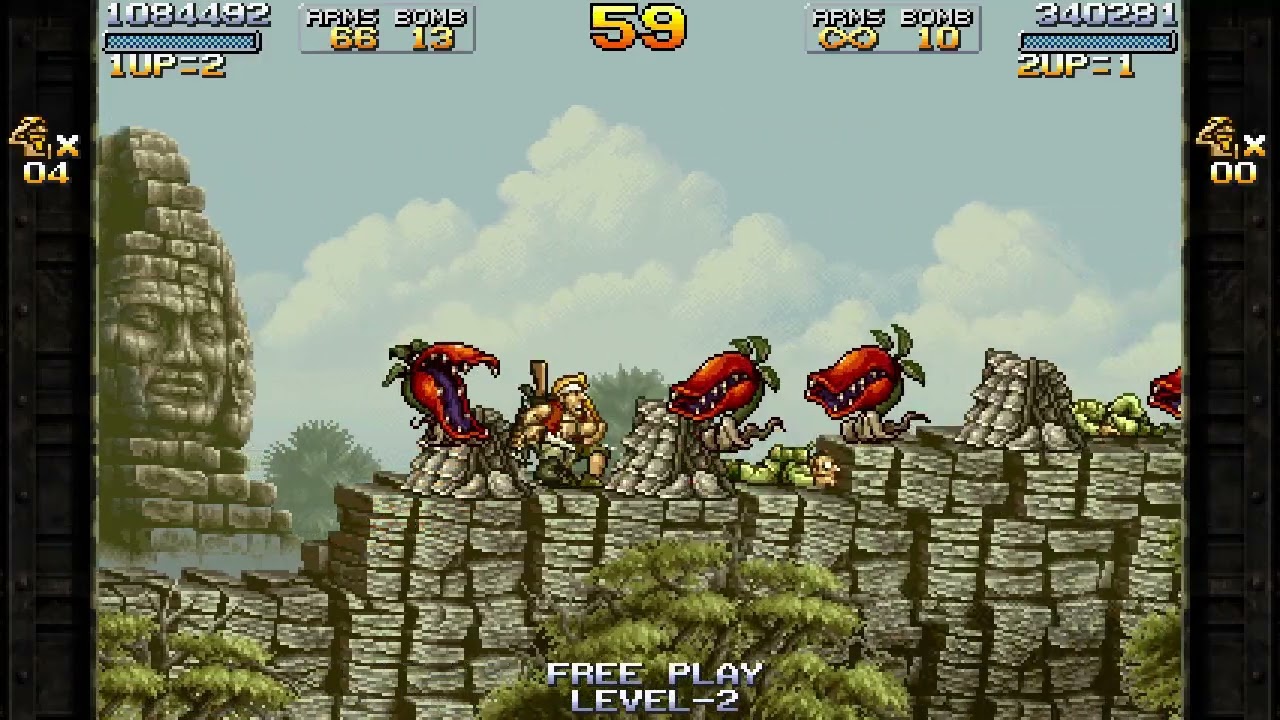 Metal Slug SB Fanthology v0.8 : Metal Slug Tour (Two Player) - Metal Slug 3R Mission 4 (Easy Mode)