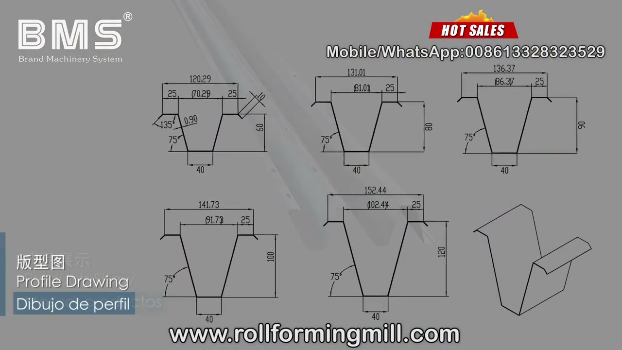 Solar Hat Purlin Roll Forming Machine