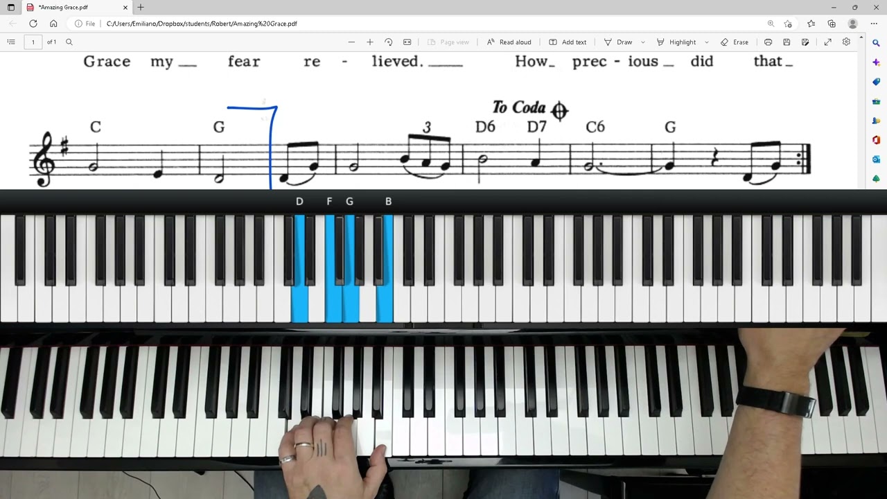 Amazing Grace - tutorial
