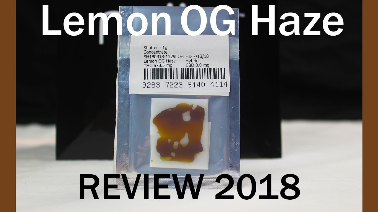 MUV Lemon OG Haze Shatter Review 2018