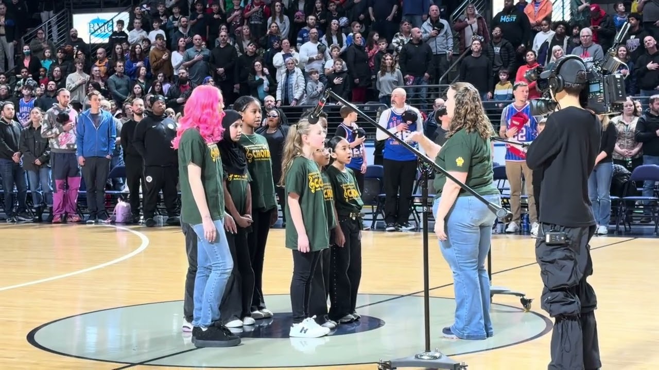 Evergreen Heights National Anthem Choir 1-30-26