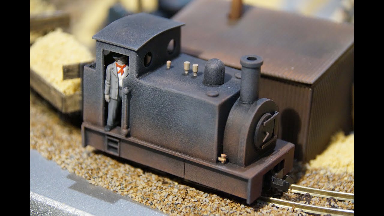 Scratch built 009 Gauge model steam locomotive body