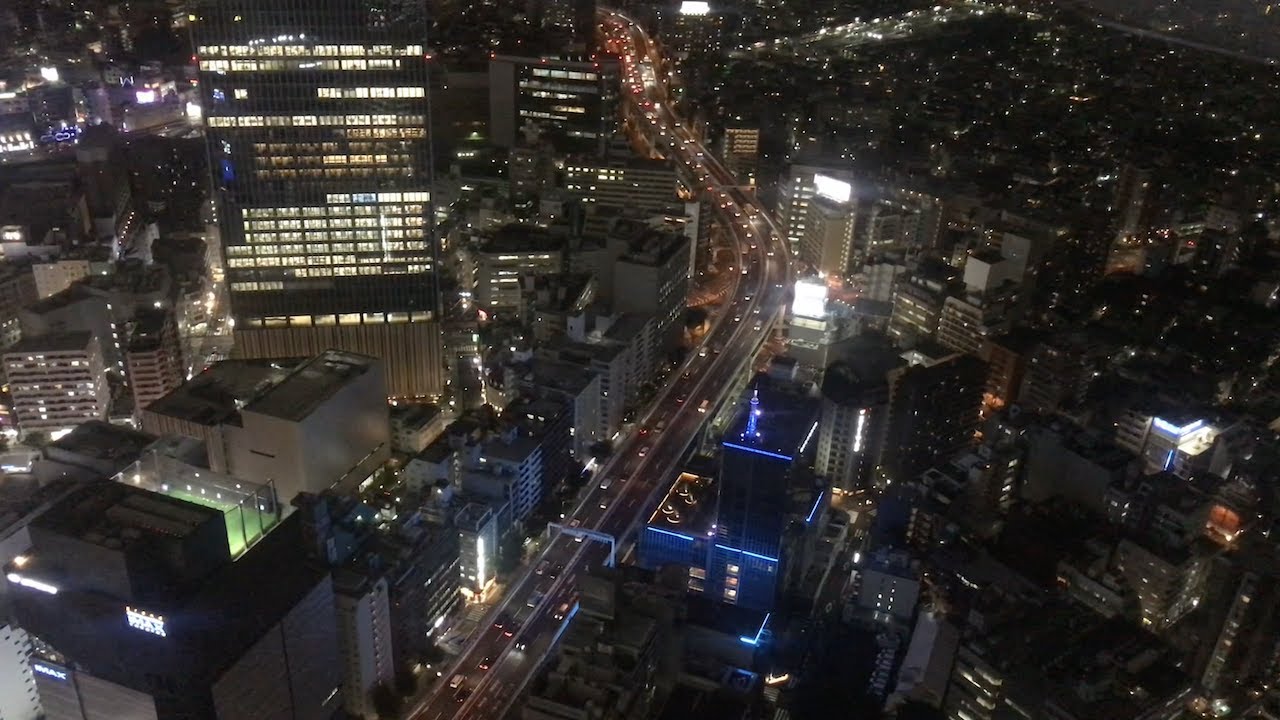 Japanese Travel - night view in Ikebukuro Tokyo