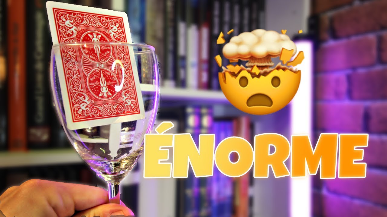 UN TOUR TRÈS IMPRESSIONNANT ET FACILE A FAIRE AVEC DES CARTES !
