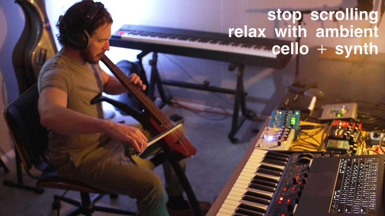 a sound to curl up in [live synth, guitar, cello, no ai]