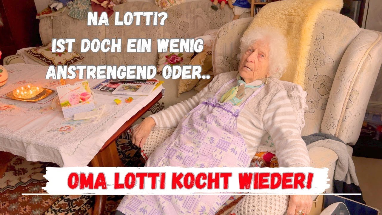 OMG!! Oma Lotti steht wieder in der Küche! Na was zauberst du heute schönes??
