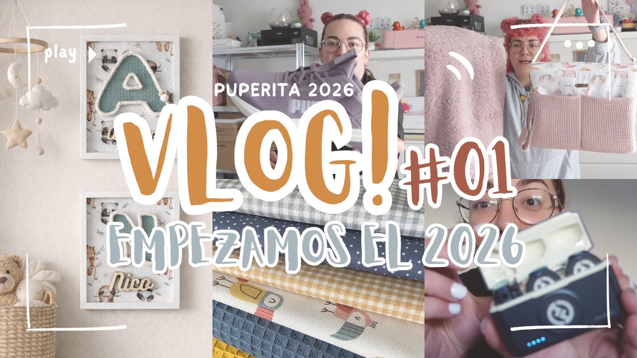 Primer vlog del 2026, coser, deporte, nuevos proyectos | PUPERITA