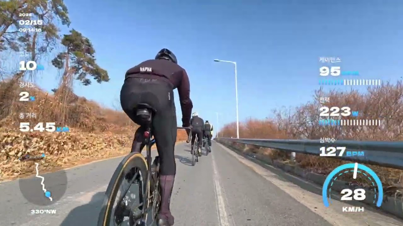 태건이 대단하다. 54km 홀로 선두 리딩