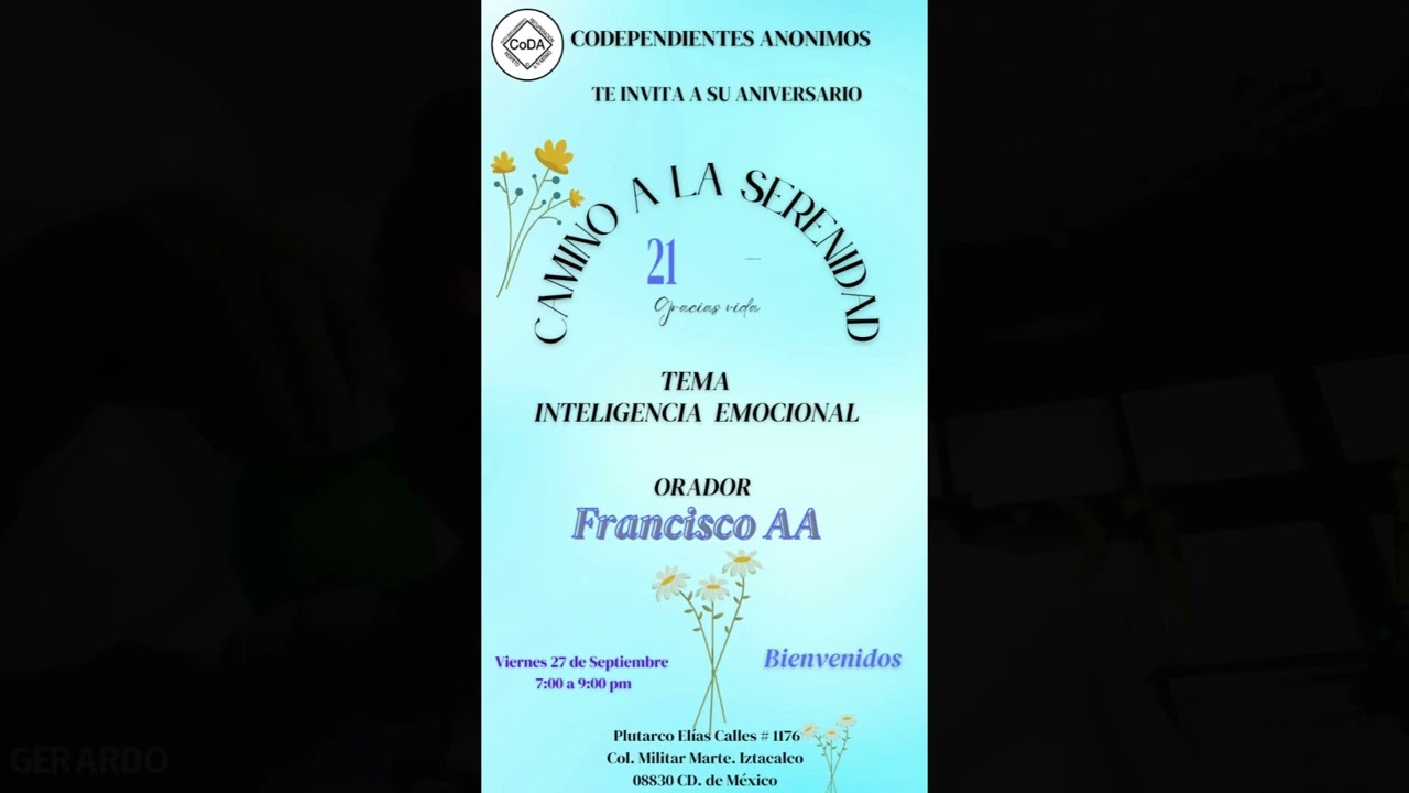 Tema:  Inteligencia Emocional-  Francisco -AA