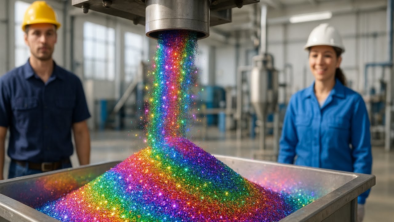 What Glitter Is Actually Made Of?! | How It&rsquo;s Made
