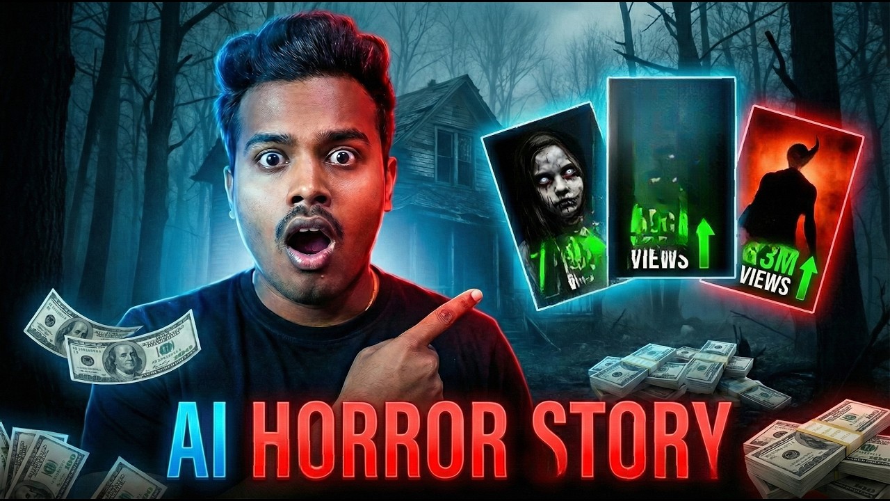 AI Horror Story Kaise Banaye? | How to Make AI Horror Video Using Free Tools (Step by Step)