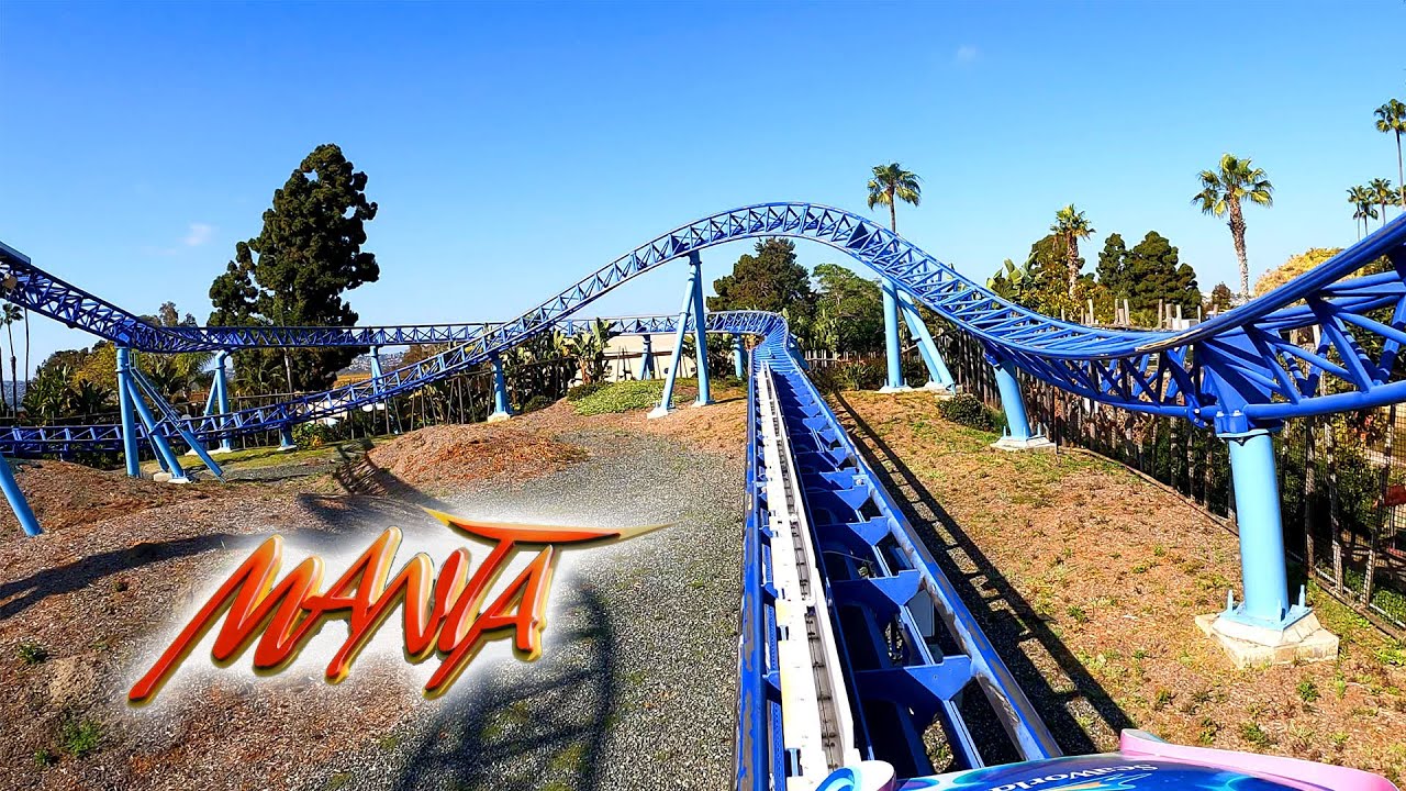 Manta 4K Front Seat POV - SeaWorld San Diego