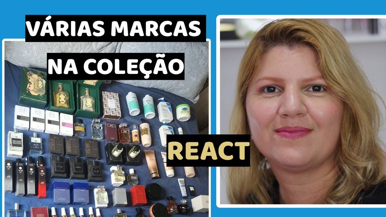 REAGINDO A COLEÇÃO DE PERFUMES COM MARCAS VARIADAS E INSPIRADOS DIFERENTES