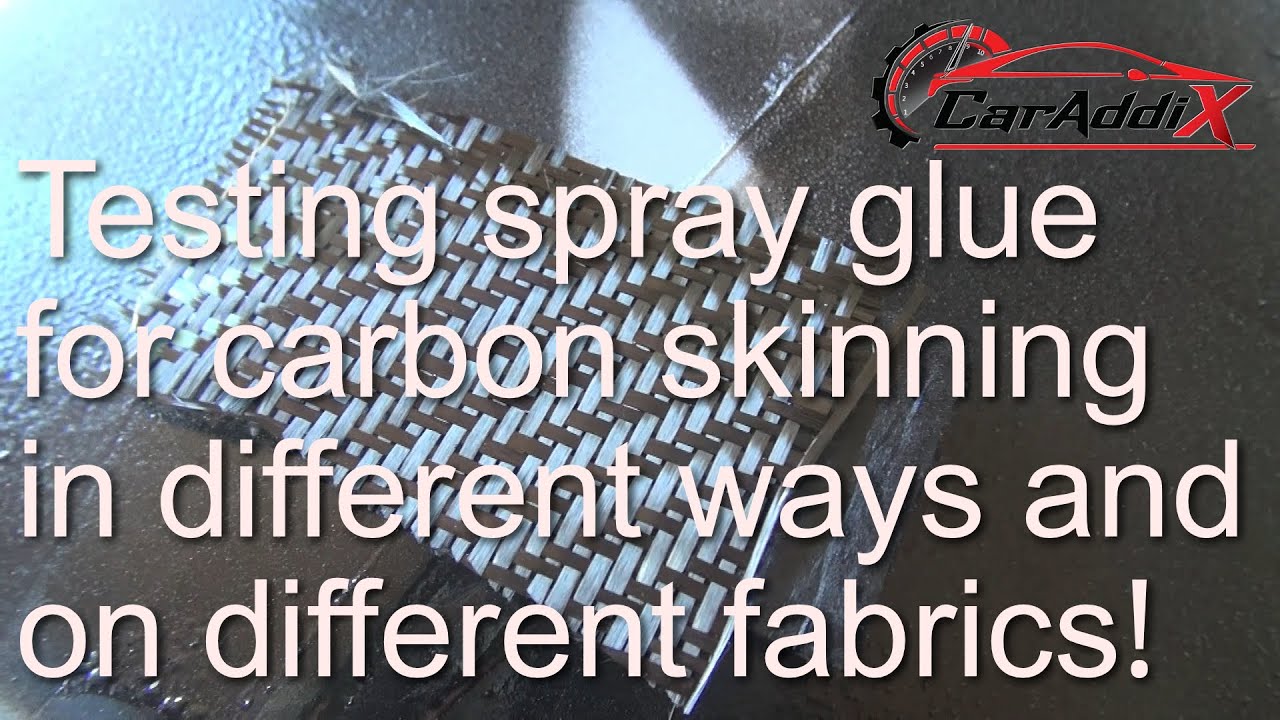 Testing Spray Glue (for carbon skinning)! Is it safe?