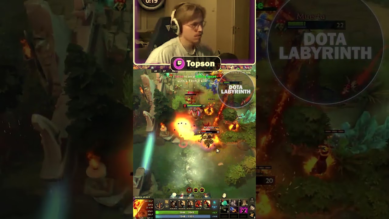 Topson Shows How To Do Things on Ember Spirit in Dota 2 