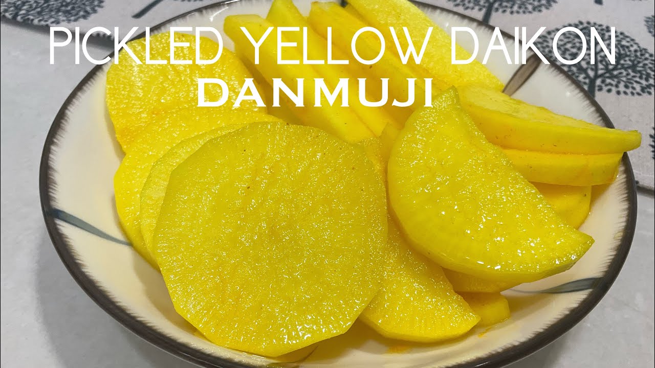 Super Crunchy QUICK & EASY Homemade PICKLED Yellow Radish Condiment | Danmuji